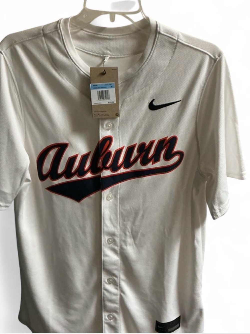 Nike Auburn Baseball Jersey NWT Medium
